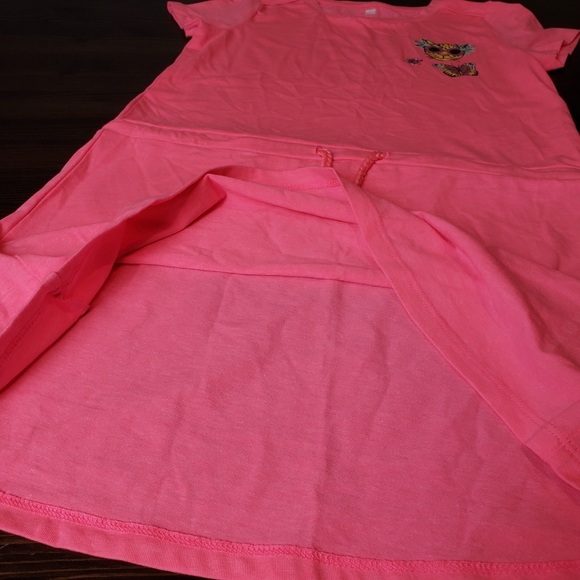 Hema girls pink dress with draw strings sz 8-10 - Picture 4 of 5